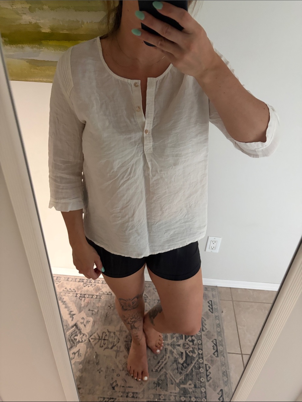 White Linen Shirt